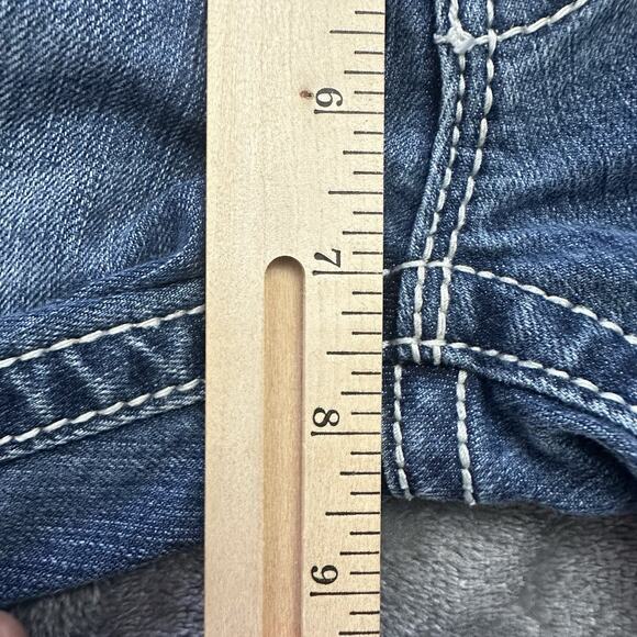 Miss Me Jeans Womens 28 Blue JP5755S Skinny Embellished Sequins Pockets Denim - Picture 11 of 13